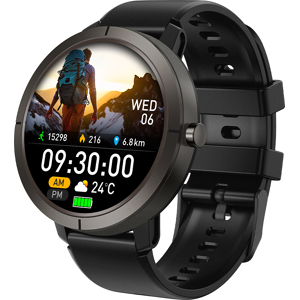 Chronus Smartwatch DM76 GPS 5ATM Waterproof AMOLED Display Sports Watch(Black) Chronus Smartwatch DM76 GPS 5ATM Waterproof AMOLED Display Sports Watch(Black)
