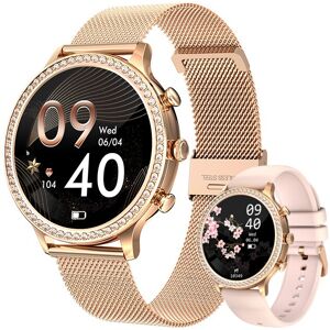 Chronus Diamonds Women’s Smartwatch - Heart Rate, Blood Oxygen, Sleep Monitor Chronus Diamonds Women’s Smartwatch - Heart Rate, Blood Oxygen, Sleep Monitor