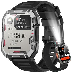 Blackview Rugged Military Smart Watch for Men 100-Day Ultra-Long Battery Fla Blackview Rugged Military Smart Watch for Men 100-Day Ultra-Long Battery Fla