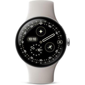 Google Pixel Watch 4 45mm WiFi + Bluetooth Smart Watch Polished Silver Aluminium Google Pixel Watch 4 45mm WiFi + Bluetooth Smart Watch Polished Silver Aluminium
