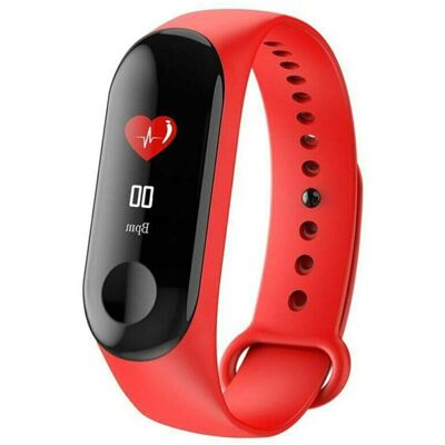 Unbranded (Red) Bluetooth Smart Watch Bracelets Bands Heart Rate Blood Pressure Fitness Tr Unbranded (Red) Bluetooth Smart Watch Bracelets Bands Heart Rate Blood Pressure Fitness Tr