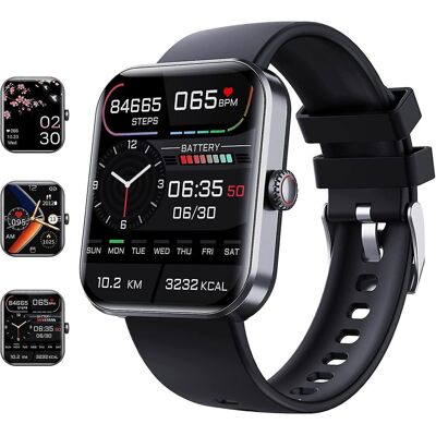 Unbranded (Black) F57l Blood Glucose Monitoring Smartwatch, Fitness Tracker With Blood Pre Unbranded (Black) F57l Blood Glucose Monitoring Smartwatch, Fitness Tracker With Blood Pre