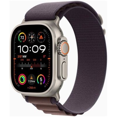 Apple Watch Ultra 2 - 49 mm - titanium - smart watch with Alpine Loop - textile Apple Watch Ultra 2 - 49 mm - titanium - smart watch with Alpine Loop - textile