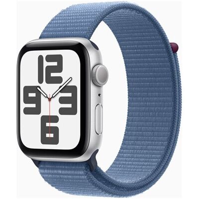 Apple Watch SE (GPS) - 2nd generation - 44 mm - silver aluminium - smart watch w Apple Watch SE (GPS) - 2nd generation - 44 mm - silver aluminium - smart watch w
