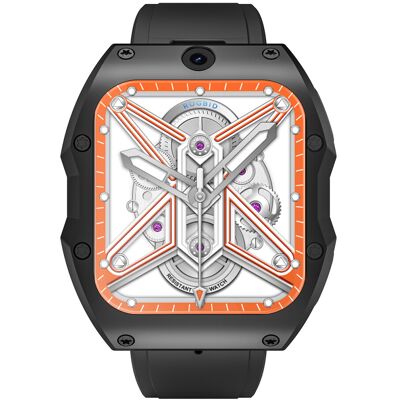 ROGBID Z30 4+128 GB 45mm black dial with black silicone strap smartwatch ROGBID Z30 4+128 GB 45mm black dial with black silicone strap smartwatch