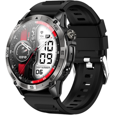 Chronus 1.43" Rugged Military Smartwatch -GPS, Bluetooth Calls, HR, Altimeter,IP68 Water Chronus 1.43" Rugged Military Smartwatch -GPS, Bluetooth Calls, HR, Altimeter,IP68 Water