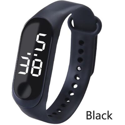 Maxpower (black) 6 Color Led Digital Watch Touch Screen Wrist Watch Bracelet Sports Casua Maxpower (black) 6 Color Led Digital Watch Touch Screen Wrist Watch Bracelet Sports Casua