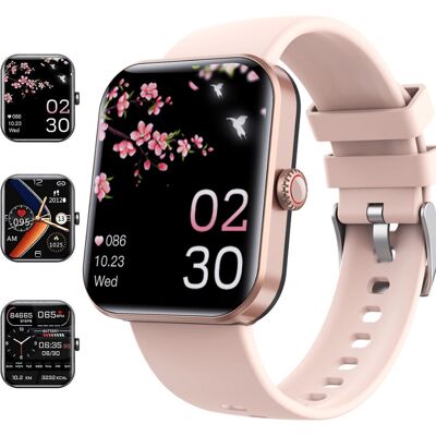 GOPLUSHTOY (Pink) Blood Glucose Monitoring Smartwatch Fitness Tracker Blood Pressure Smart GOPLUSHTOY (Pink) Blood Glucose Monitoring Smartwatch Fitness Tracker Blood Pressure Smart