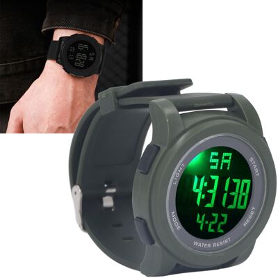 Unbranded Digital Sports Watch Multifunctional Large Display Luminous 5Bar Waterproof Swim Unbranded Digital Sports Watch Multifunctional Large Display Luminous 5Bar Waterproof Swim
