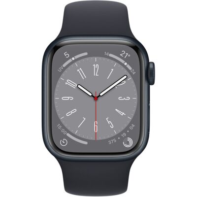 REFURBISHED Apple Watch Series 8 (GPS + Cellular, 41mm) Smart watch - Midnight Aluminium Cas REFURBISHED Apple Watch Series 8 (GPS + Cellular, 41mm) Smart watch - Midnight Aluminium Cas
