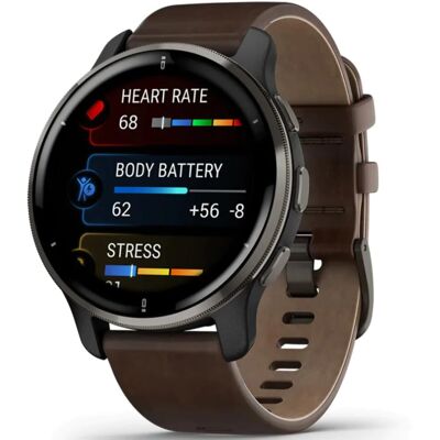 Garmin Venu 2 AMOLED Digital 416 x 416 pixels Touchscreen Black Grey Wi-Fi GPS (satelli Garmin Venu 2 AMOLED Digital 416 x 416 pixels Touchscreen Black Grey Wi-Fi GPS (satelli