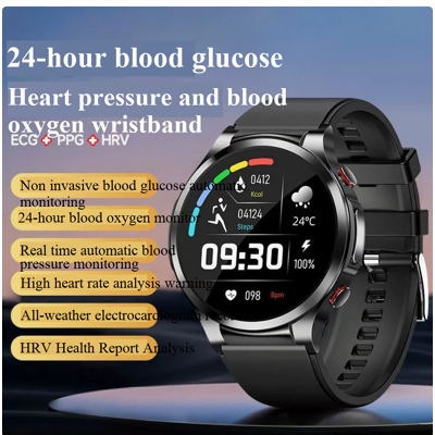 Unbranded Blood Glucose Monitor Watch, New Diabetic Watch, Glucose Meter with Pressure, He Unbranded Blood Glucose Monitor Watch, New Diabetic Watch, Glucose Meter with Pressure, He