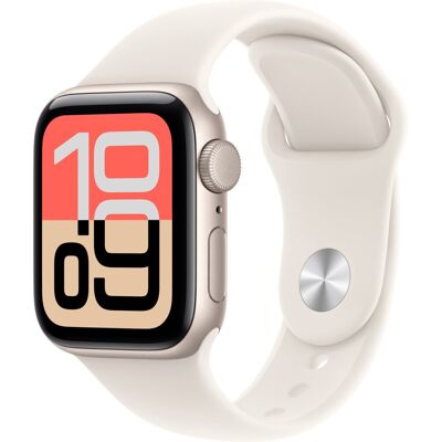 REFURBISHED Apple Watch SE 3 Smartwatch GPS 44mm Aluminium Starlight Sport Band M/L REFURBISHED Apple Watch SE 3 Smartwatch GPS 44mm Aluminium Starlight Sport Band M/L