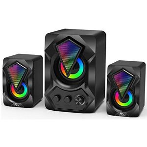 NJSJ Computer Speakers with Subwoofer,USB-Powered 2.1 PC Stereo Multimedia Sound NJSJ Computer Speakers with Subwoofer,USB-Powered 2.1 PC Stereo Multimedia Sound
