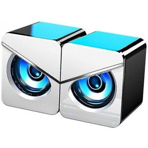 HKHBJS (white) Surround Sound Led Pc Speakers Gaming Bass Usb Wired Desktop Pc Computer HKHBJS (white) Surround Sound Led Pc Speakers Gaming Bass Usb Wired Desktop Pc Computer