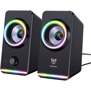 GreenZech Computer Speaker 5W*2 Multimedia Speaker with Touch RGB Light Control Volume But GreenZech Computer Speaker 5W*2 Multimedia Speaker with Touch RGB Light Control Volume But
