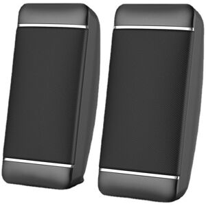 GreenZech (Black) USB + AUX Wired 5W Audio Multimedia Loudspeaker Mini PC Computer Speaker GreenZech (Black) USB + AUX Wired 5W Audio Multimedia Loudspeaker Mini PC Computer Speaker