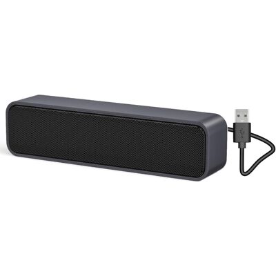 ADELGO Mini Portable Soundbar, USB Powered Computer Speaker Laptop Speaker for D ADELGO Mini Portable Soundbar, USB Powered Computer Speaker Laptop Speaker for D