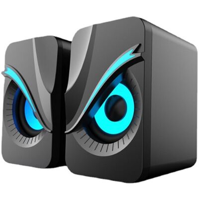 Unbranded USB Wired Loudspeaker with RGB Lights Portable Speaker Wired Volume Control PC Unbranded USB Wired Loudspeaker with RGB Lights Portable Speaker Wired Volume Control PC