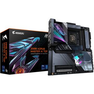 GIGABYTE Z890 AORUS MASTER AI TOP Motherboard - Supports Intel Core Ultra Series 2, DDR5 9500MHz, PCIe 5.0, Wi-Fi 7 GIGABYTE Z890 AORUS MASTER AI TOP Motherboard - Supports Intel Core Ultra Series 2, DDR5 9500MHz, PCIe 5.0, Wi-Fi 7