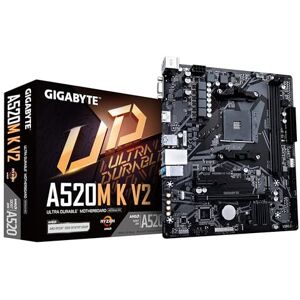 Gigabyte A520M K V2 Motherboard - Supports AMD Ryzen 5000 Series AM4 CPUs, up to Gigabyte A520M K V2 Motherboard - Supports AMD Ryzen 5000 Series AM4 CPUs, up to