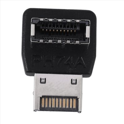 Saudism Computer Motherboard Type-E USB 3.1 Interface 90 Degree Steering Elbow Front Typ Saudism Computer Motherboard Type-E USB 3.1 Interface 90 Degree Steering Elbow Front Typ