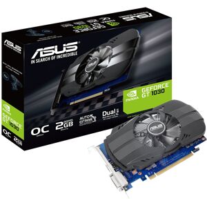 Asus NVIDIA Geforce PH-GT1030-O2G GDDR5 64 Bit Memory PCI Express Graphics Card Asus NVIDIA Geforce PH-GT1030-O2G GDDR5 64 Bit Memory PCI Express Graphics Card