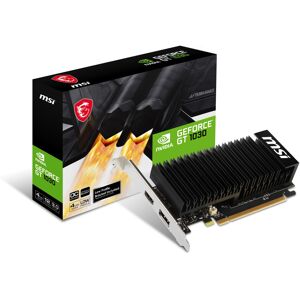 MSI GeForce GT 1030 4GHD4 LP OC Gaming Graphics Card - 4GB GDDR4, 2100 MHz, PCI MSI GeForce GT 1030 4GHD4 LP OC Gaming Graphics Card - 4GB GDDR4, 2100 MHz, PCI