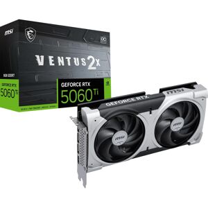 MSI GeForce RTX 5060 Ti 8G VENTUS 2X OC PLUS Graphics Card - RTX 5060 Ti GPU, 8G MSI GeForce RTX 5060 Ti 8G VENTUS 2X OC PLUS Graphics Card - RTX 5060 Ti GPU, 8G