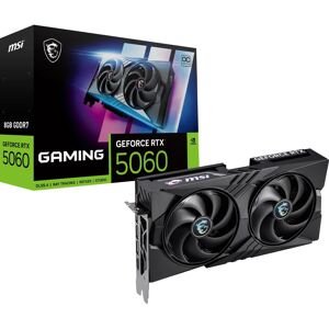 MSI GeForce RTX 5060 8G GAMING OC Graphics Card - RTX 5060 GPU, 8GB GDDR7 (28Gbp MSI GeForce RTX 5060 8G GAMING OC Graphics Card - RTX 5060 GPU, 8GB GDDR7 (28Gbp