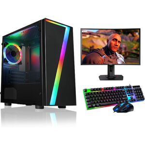 FCS Fast Gaming Intel Core i5-4th Gen 16GB RAM 1TB HDD+128GB SSD PC Bundle 22" Monit FCS Fast Gaming Intel Core i5-4th Gen 16GB RAM 1TB HDD+128GB SSD PC Bundle 22" Monit