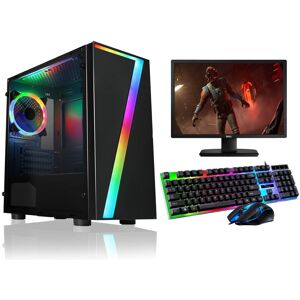 REFURBISHED FCS Fast Gaming Intel Quad Core i5 16GB RAM 1TB HDD+128GB SSD PC Bundle & 22" Mo REFURBISHED FCS Fast Gaming Intel Quad Core i5 16GB RAM 1TB HDD+128GB SSD PC Bundle & 22" Mo