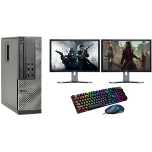 REFURBISHED Fcs Fast Gaming Dell Bundle Pc Computer Full Set Dual Monitor Intel I3 8Gb Ram G REFURBISHED Fcs Fast Gaming Dell Bundle Pc Computer Full Set Dual Monitor Intel I3 8Gb Ram G