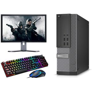 REFURBISHED Fcs Fast Gaming Dell Bundle Tower Pc Full Set Computer System Intel I5 16Gb 500G REFURBISHED Fcs Fast Gaming Dell Bundle Tower Pc Full Set Computer System Intel I5 16Gb 500G
