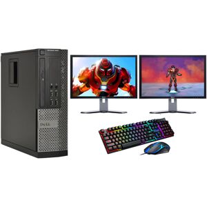 REFURBISHED Fcs Fast Gaming Dell Bundle Pc Computer Full Set Dual Monitor Intel I3 8Gb Ram G REFURBISHED Fcs Fast Gaming Dell Bundle Pc Computer Full Set Dual Monitor Intel I3 8Gb Ram G