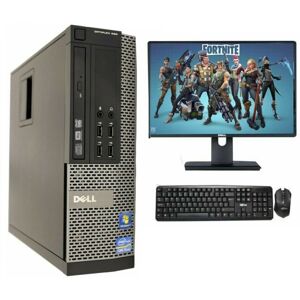 REFURBISHED Fcs Fast Gaming Dell Bundle Tower Pc Full Set Computer System Intel I5 16Gb 500G REFURBISHED Fcs Fast Gaming Dell Bundle Tower Pc Full Set Computer System Intel I5 16Gb 500G