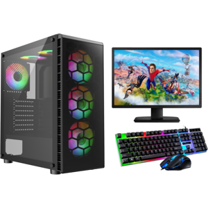 FCS Gaming PC Bundle Intel Core i7-4770 16GB 1TB RTX 3050 Win 11 Wi-Fi Warranty FCS Gaming PC Bundle Intel Core i7-4770 16GB 1TB RTX 3050 Win 11 Wi-Fi Warranty