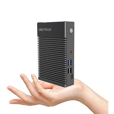 Unbranded (As show, One size) small home server computer Low cost fanless mini pc 12v outd Unbranded (As show, One size) small home server computer Low cost fanless mini pc 12v outd