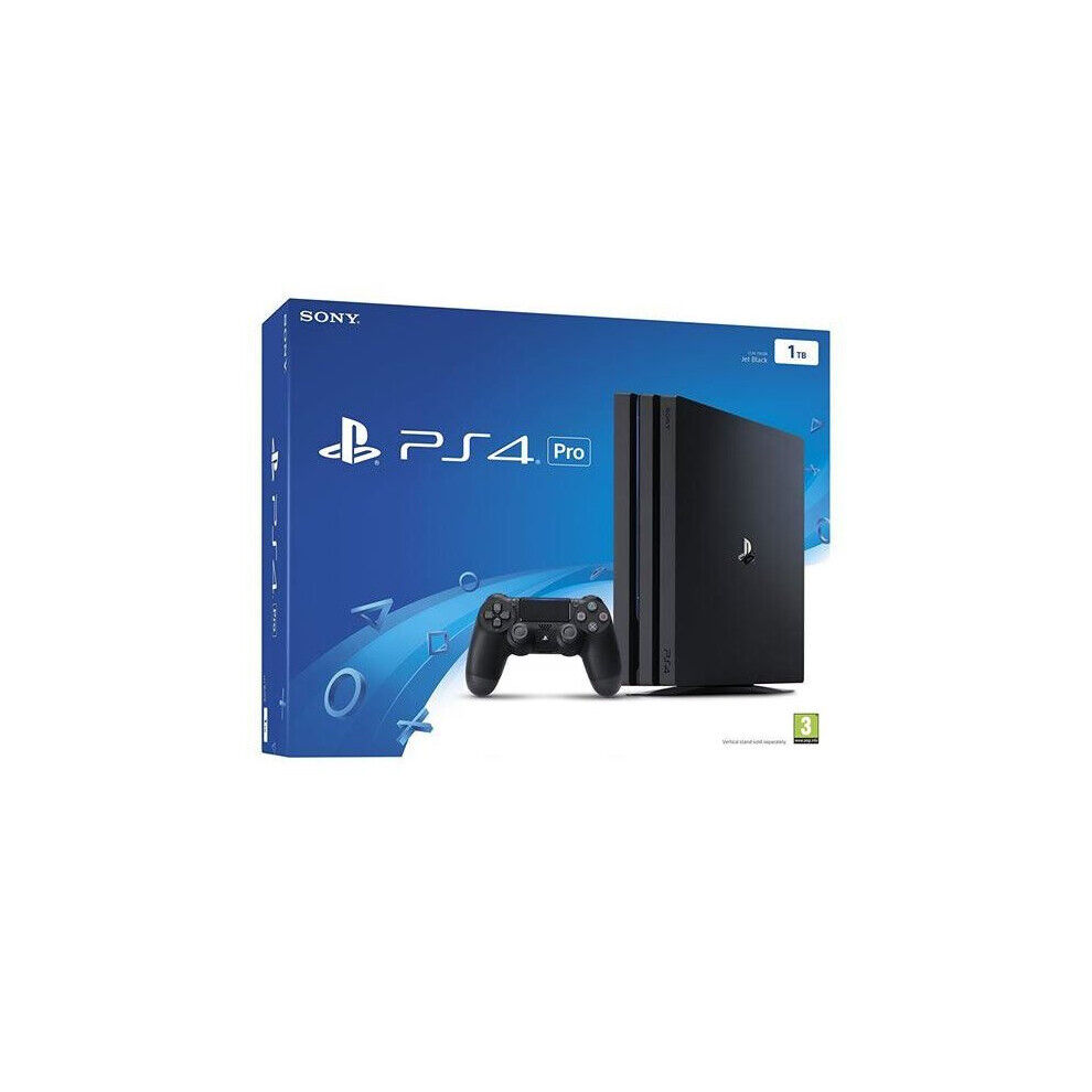 USED Sony PlayStation 4 PS4 PRO Console 1TB - Black