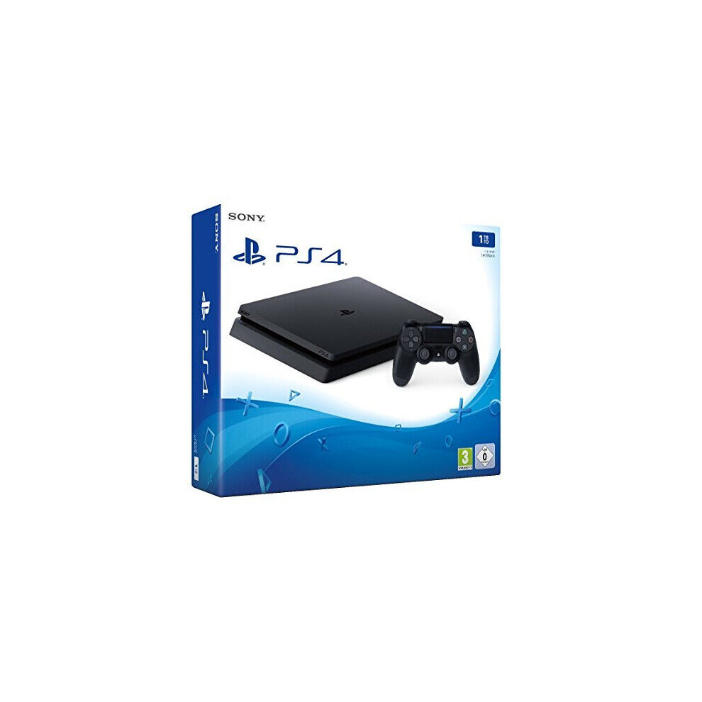 USED Sony PlayStation 4 Slim 1TB console black (New)