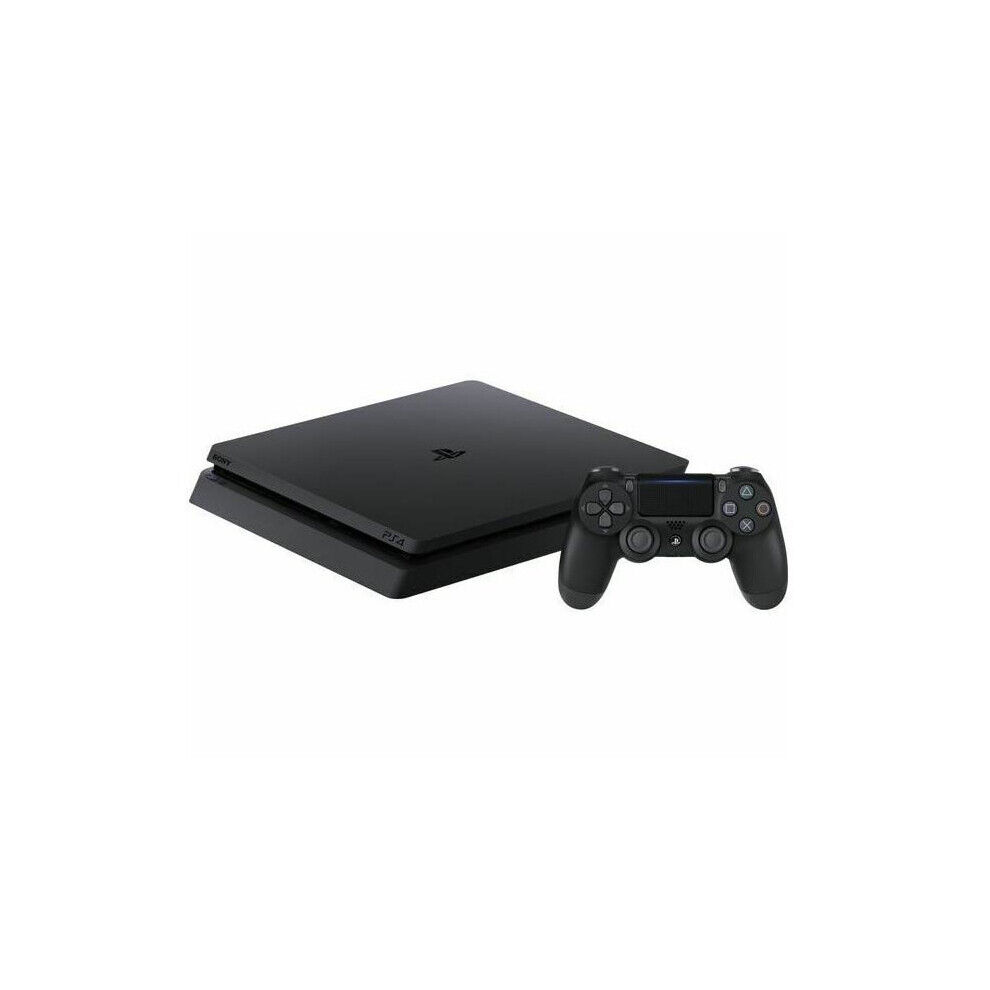 REFURBISHED Sony CUH-2216A PlayStation 4 Slim 500GB Games Console Jet Black