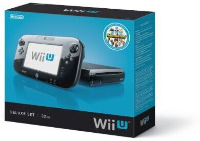 REFURBISHED Nintendo Wii U Console - 32GB Black Deluxe Set