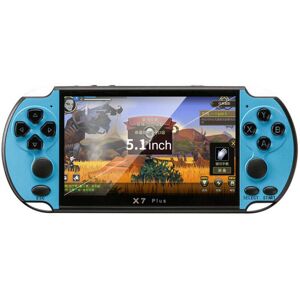 Unbranded (X7 Plus 5.1'' Blue) Handheld Game Console Player Portable Video Game Consoles C Unbranded (X7 Plus 5.1'' Blue) Handheld Game Console Player Portable Video Game Consoles C