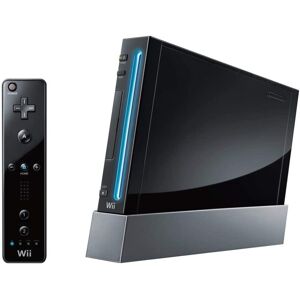 REFURBISHED Black Nintendo Wii Console + Remote Nunchuk & Cables. REFURBISHED Black Nintendo Wii Console + Remote Nunchuk & Cables.