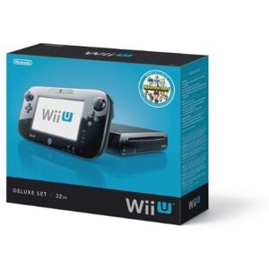REFURBISHED Nintendo Wii U Console - 32GB Black Deluxe Set REFURBISHED Nintendo Wii U Console - 32GB Black Deluxe Set