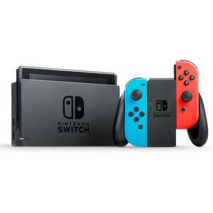 REFURBISHED Nintendo Switch Console 2nd Gen – Neon Blue/Red: Home Console & Handheld, 3 Mode REFURBISHED Nintendo Switch Console 2nd Gen – Neon Blue/Red: Home Console & Handheld, 3 Mode