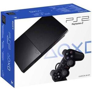 Nintendo REFURBISHED Playstation 2 Slimline Console, Black, Boxed Nintendo REFURBISHED Playstation 2 Slimline Console, Black, Boxed