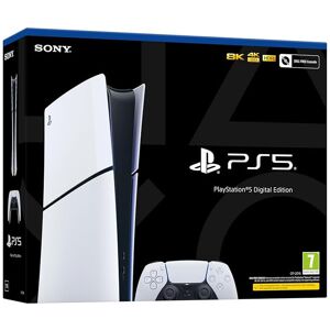 PlayStation 5 Digital Console (Slim) - 1TB SSD, Ray Tracing, Up to 120fps, 4K HD PlayStation 5 Digital Console (Slim) - 1TB SSD, Ray Tracing, Up to 120fps, 4K HD