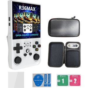 Unbranded (R36MAX 4-inch 128G white) R36MAX open source handheld console 4.0-inch large sc Unbranded (R36MAX 4-inch 128G white) R36MAX open source handheld console 4.0-inch large sc