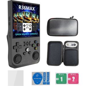 Unbranded (R36MAX 4-inch black without card) R36MAX open source handheld console 4.0-inch Unbranded (R36MAX 4-inch black without card) R36MAX open source handheld console 4.0-inch